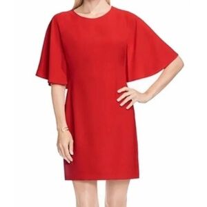 Vince Camuto Cape Back Sheath Dress Short-Sleeve Dress - NWT!